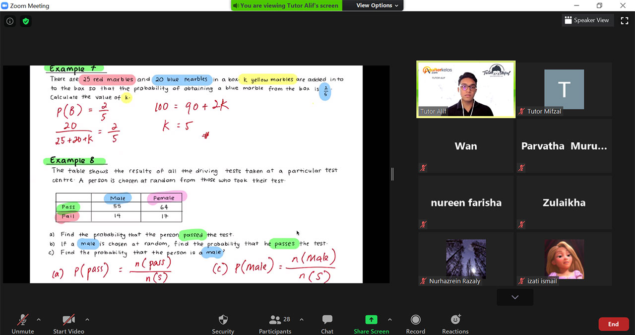 Live Afterkelas online class, IGCSE Cambridge
