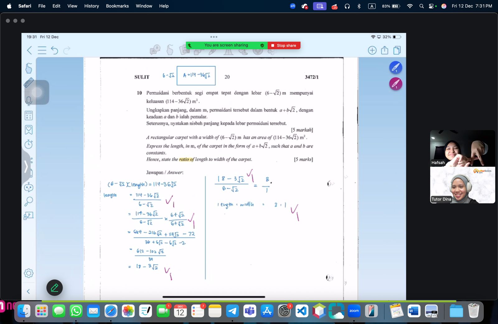 Live Afterkelas online class, IGCSE Edexcel
